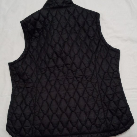 Free Country Vest Women's Puffy Warm Black Material Front Zipper XXL - Picture 6 of 7